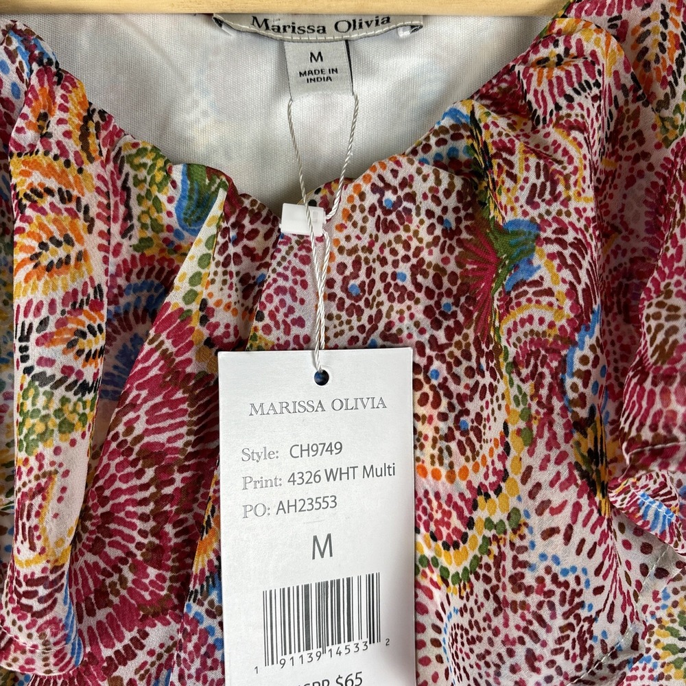 Floral Paisley Sleeveless Day Dress - Pink Multi - Picture 6 of 13